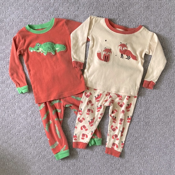 Leveret Other - Bundle 2 Leveret animal pajama sets, size 12-18 months.